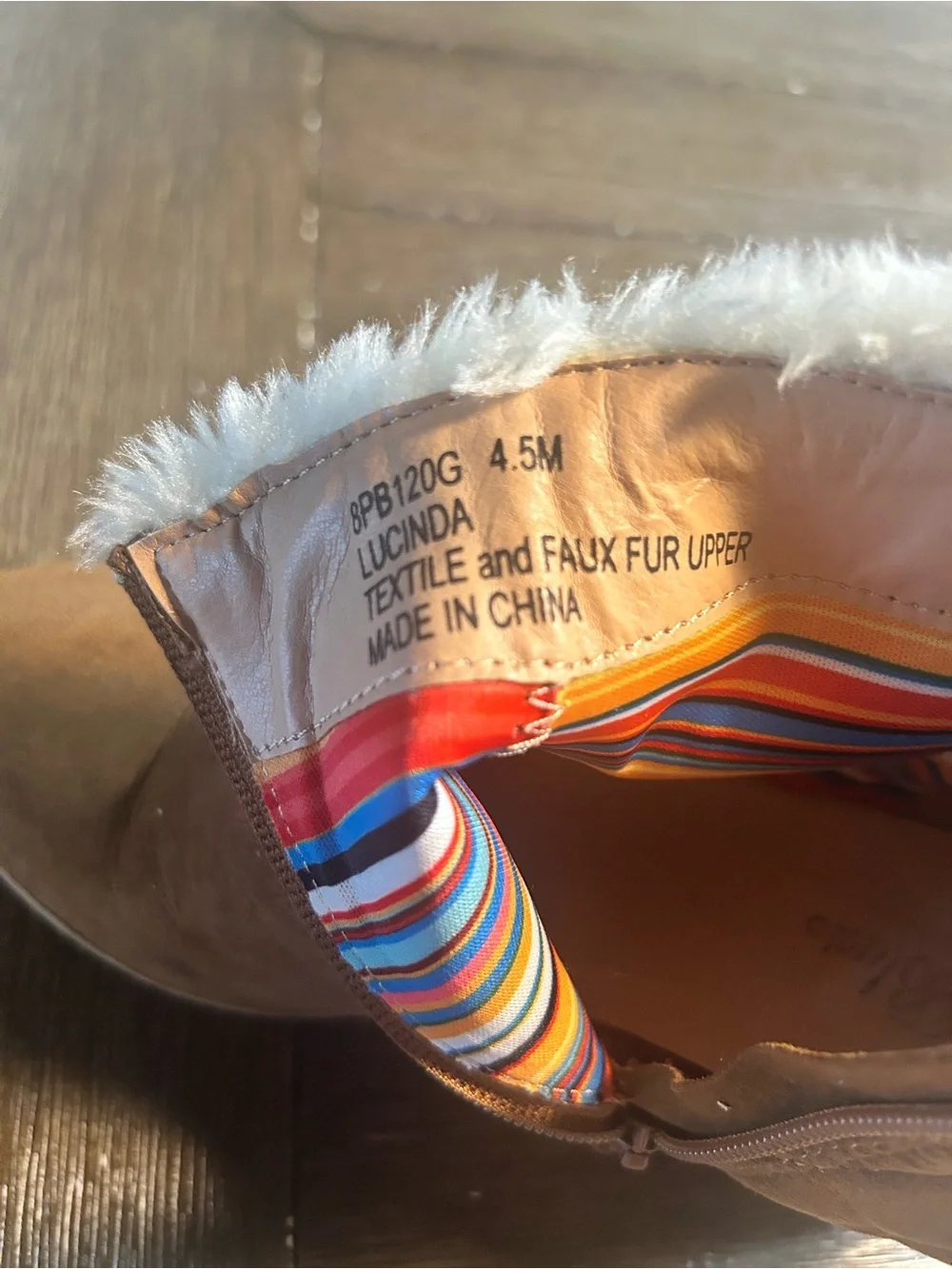 Paris blues Lucinda boots size 4.5